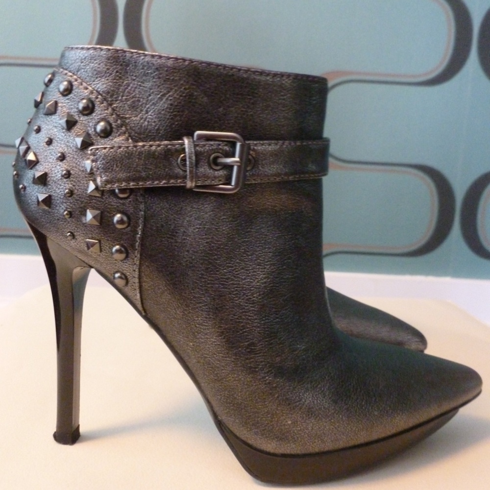 Guess by Marciano Booties in Pewter